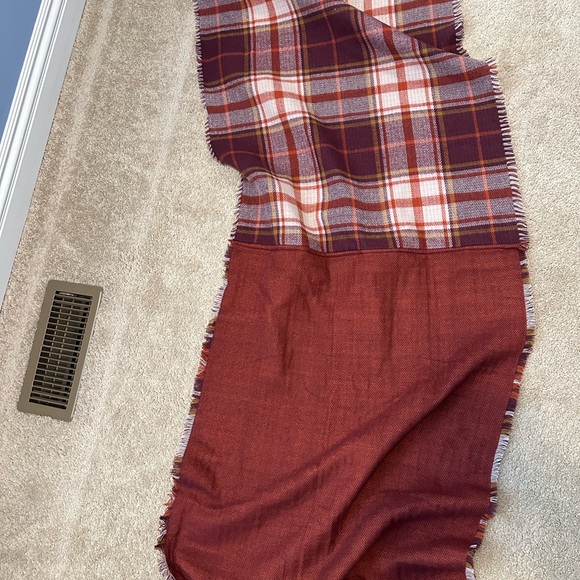 Vince Camuto Plaid and Houndstooth Scarf - Picture 7 of 9